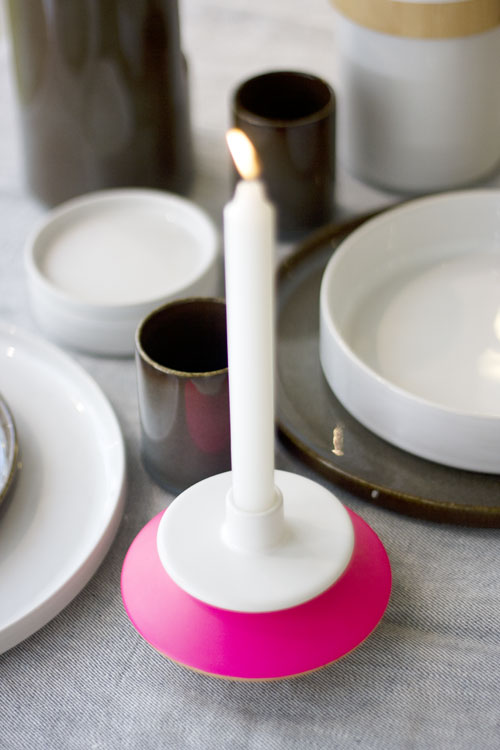 neonpinkstackablecandleholder Möbel & Design Köln