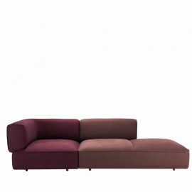 Modulares Sofa zweifarbig