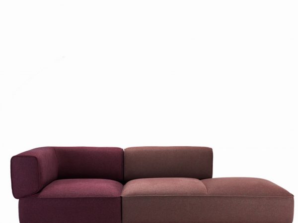 Modulares Sofa zweifarbig