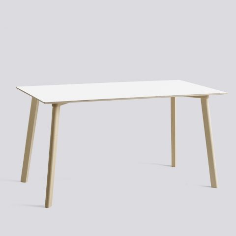 HAY_CPH_Deux_210_Table_140cm_weiß