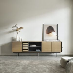Sideboard Treku Aura Tobacco Open units Graphite