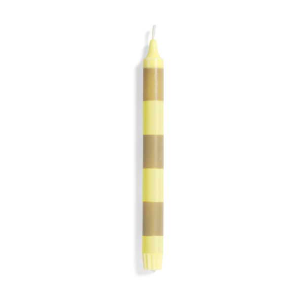 HAY Stripe Candle light yellow and beige