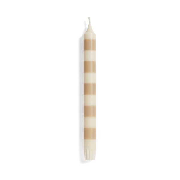 HAY Stripe Candle beige and sand