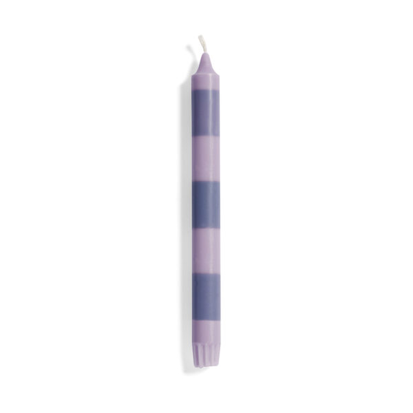 HAY Stripe Candle purple and lilac