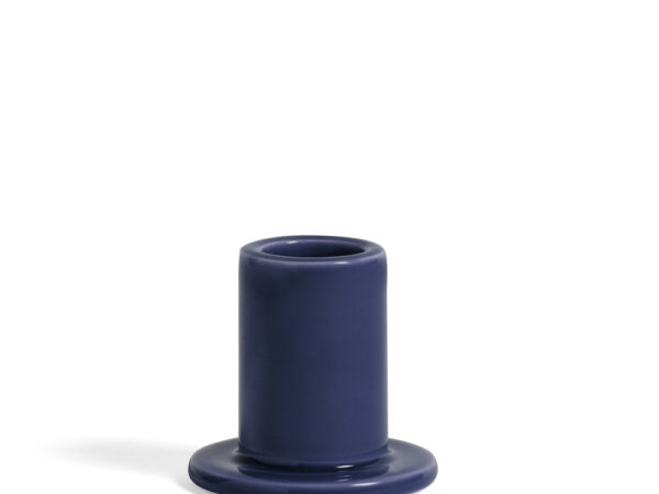 HAY Tube Candleholder midnight blue