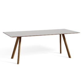 CPH 30 Tisch HAY grey lino walnut