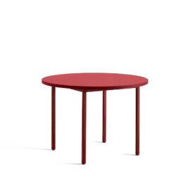 Two Colour Table HAY Dia 105 red maroon