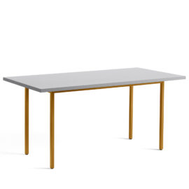 Two Colour Table HAY L160xW82 light grey ochre