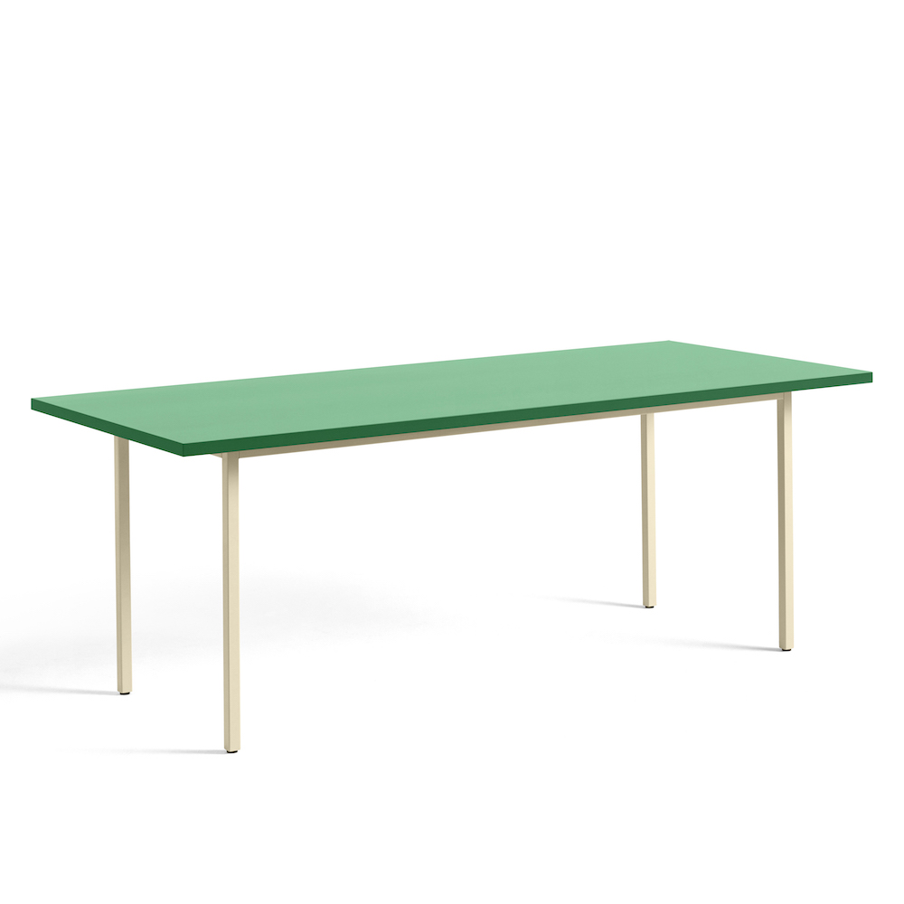 Two Colour Table HAY L200xW90 green ivory