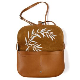 Handtasche Keecie Wish Tree cognac used look