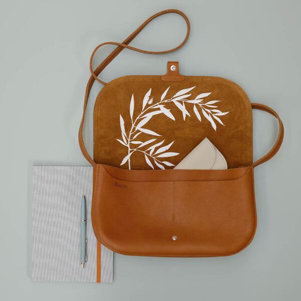 Handtasche Keecie Wish Tree cognac used look