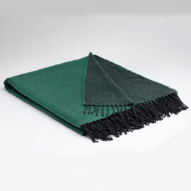 Wolldecke McNutt Supersoft reversible emerald